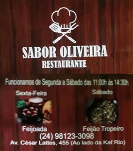 restaurante sabor oliveira